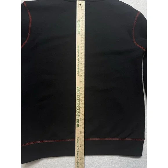 Broken Promises x Happy Bunny I'm Bad Contrast Black Hoodie Woman's Large Pocket - Picture 13 of 16